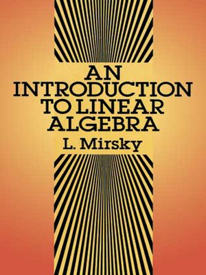 cover image of An Introduction to Linear Algebra
